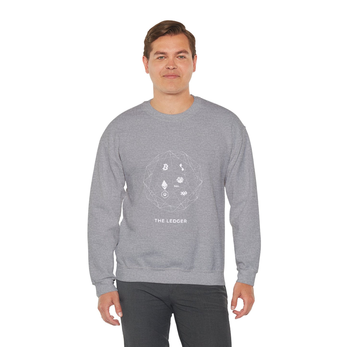 🌐 THE LEDGER.— Crypto Network Minimalist Print Printify