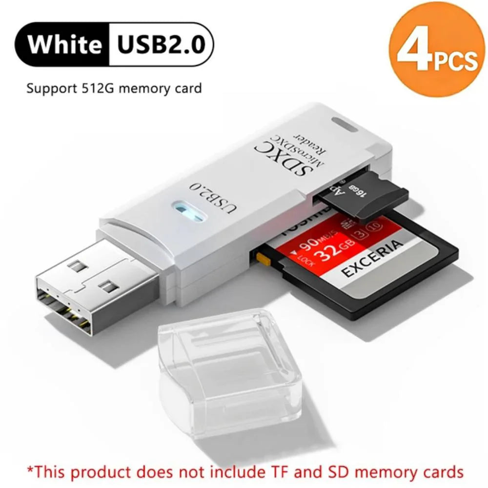 2-in-1 Multi Functional USB 3.0 Card ReaderMiniSD TFMemoryCardReaderUSBFlashDrive CardreaderAdapter For PCLaptops Accessories