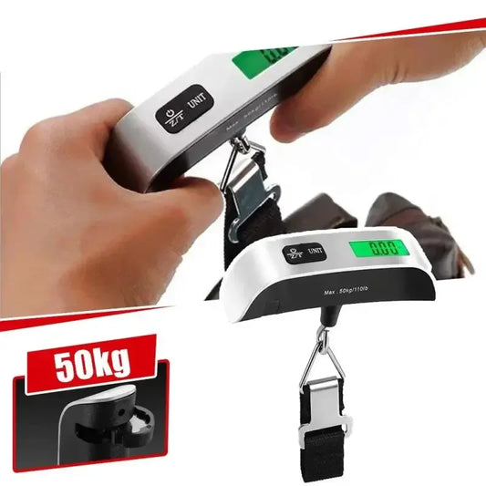 Sleek Digital Luggage Scale for 110lb 50kg Portable Convenience
