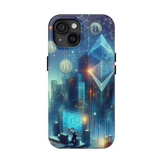 Phone Case - Cryptocurrency Enthusiasts Futuristic Design