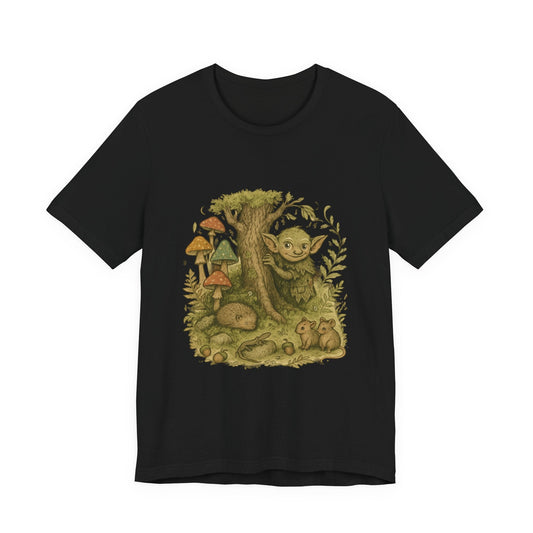 Nature Whimsical Tshirt, Garden Tee, Earthy T-shirt, Outdoor Adventure Top,