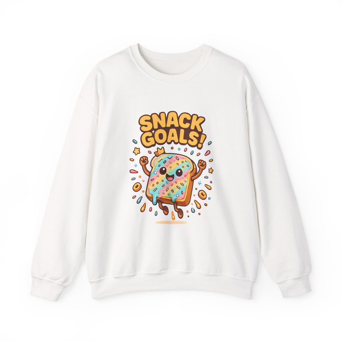 Snack Goals Sweatshirt, Foodie Gift, Comfortable Crewneck, Unisex Jumper, Funny