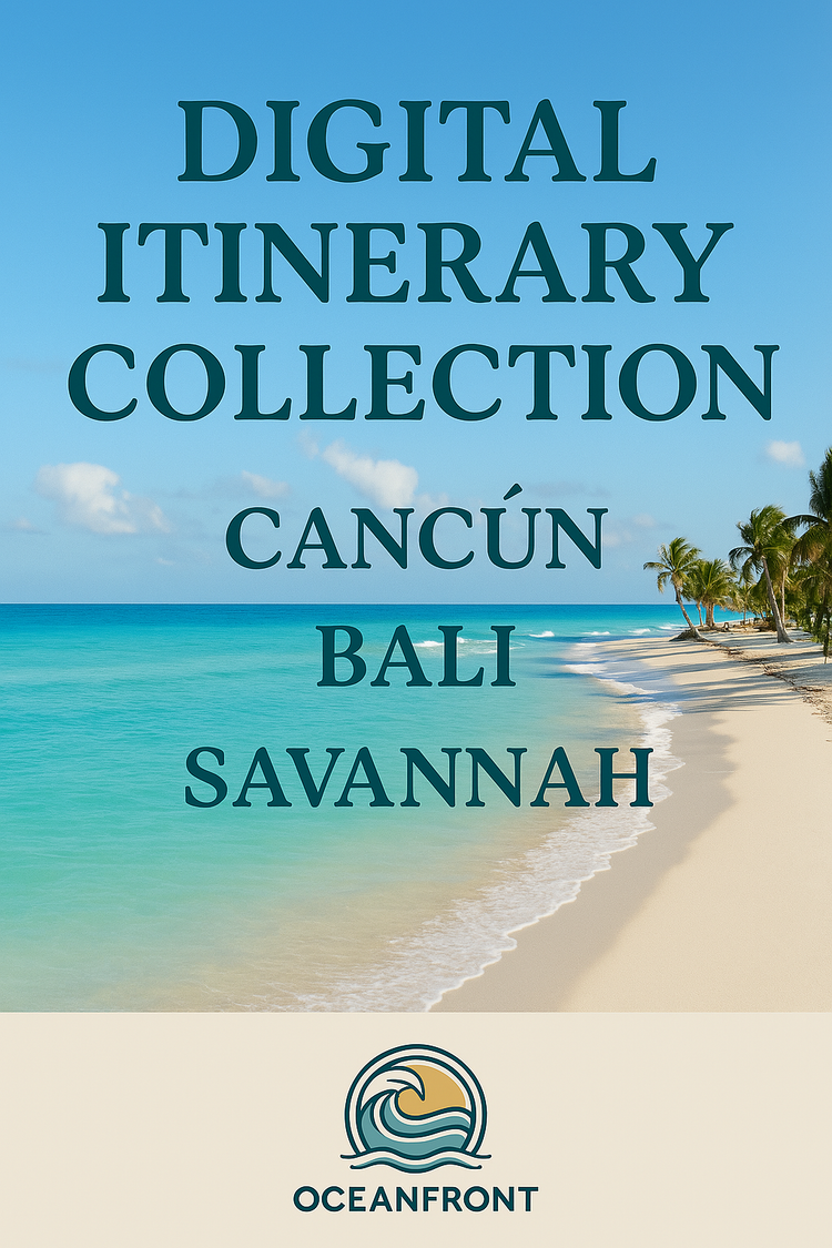 Digital Travel Itineraries for Vacation Planning and Travel Planning - Oceanfront Products