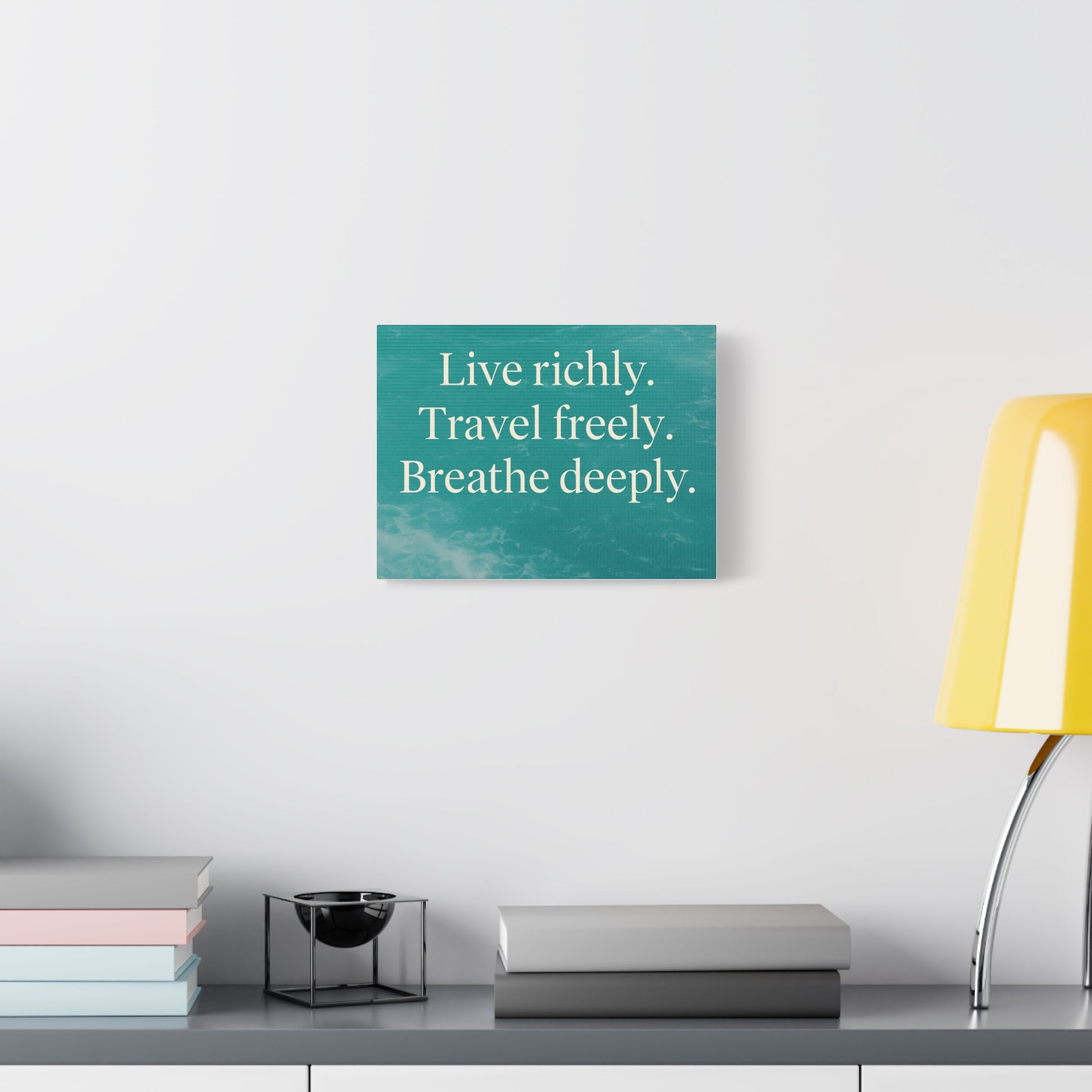 Canvas Print, Ocean Motivational Quote, Inspirational Wall Art, Home Decor, - Oceanfront Products
