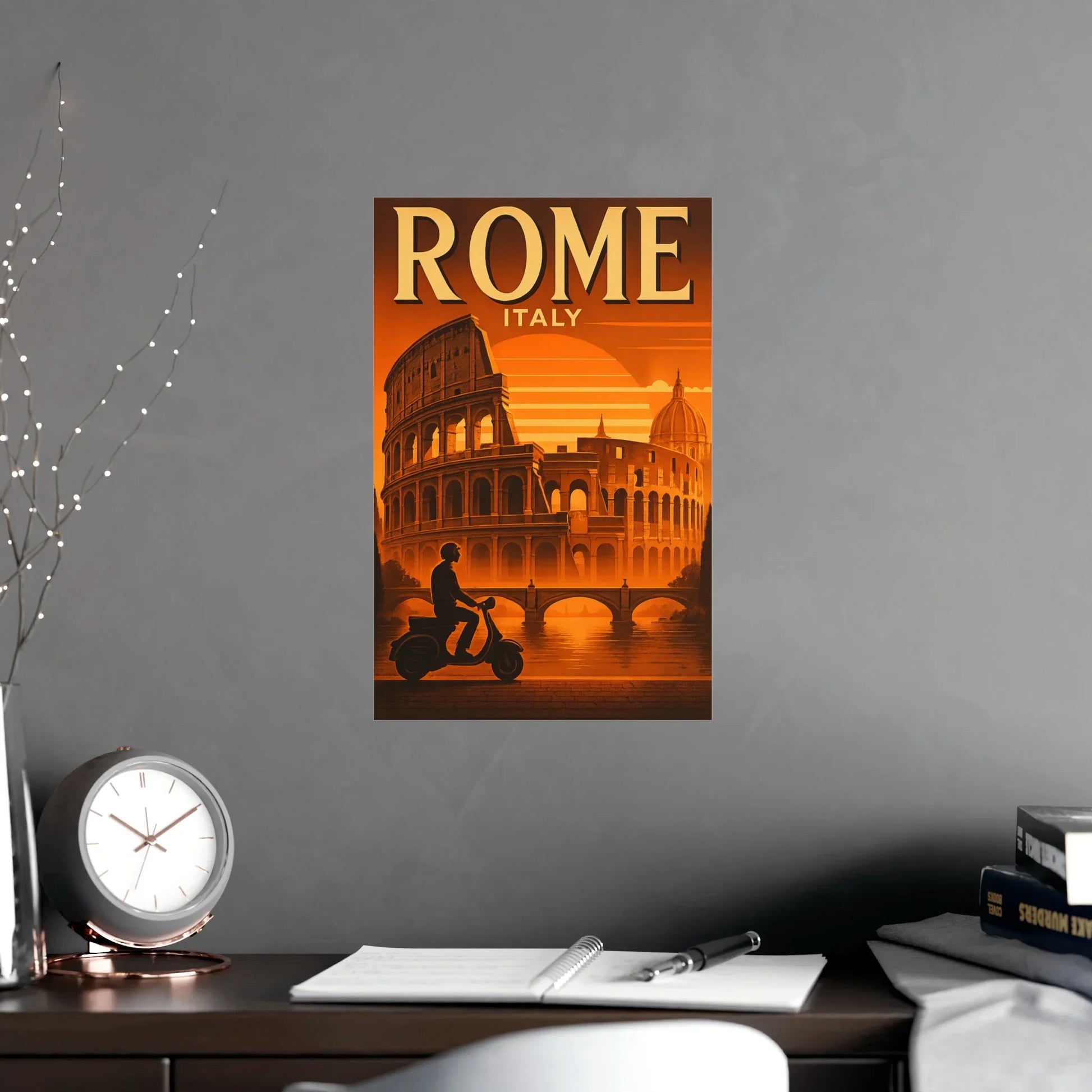Rome Travel Poster Print - Oceanfront Products