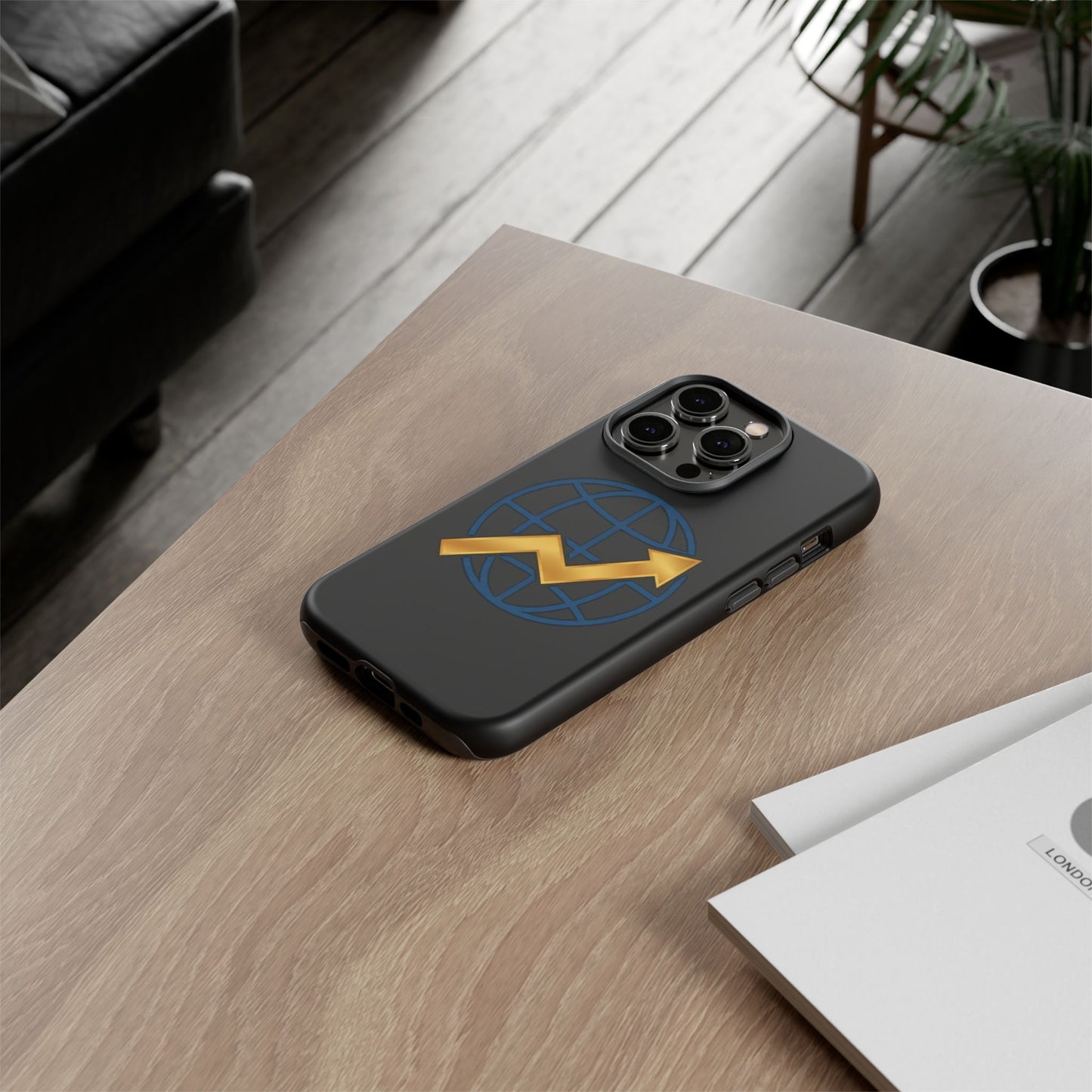 Phone Case — Global Growth Arrow Graphic (Investing & Business Motivational)