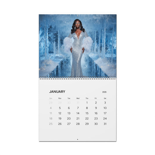 2026 Glam Calendar — A Year of Black Beauty, Luxury & Style | Limited Edition Fashion Art Calendar Oceanfront Products