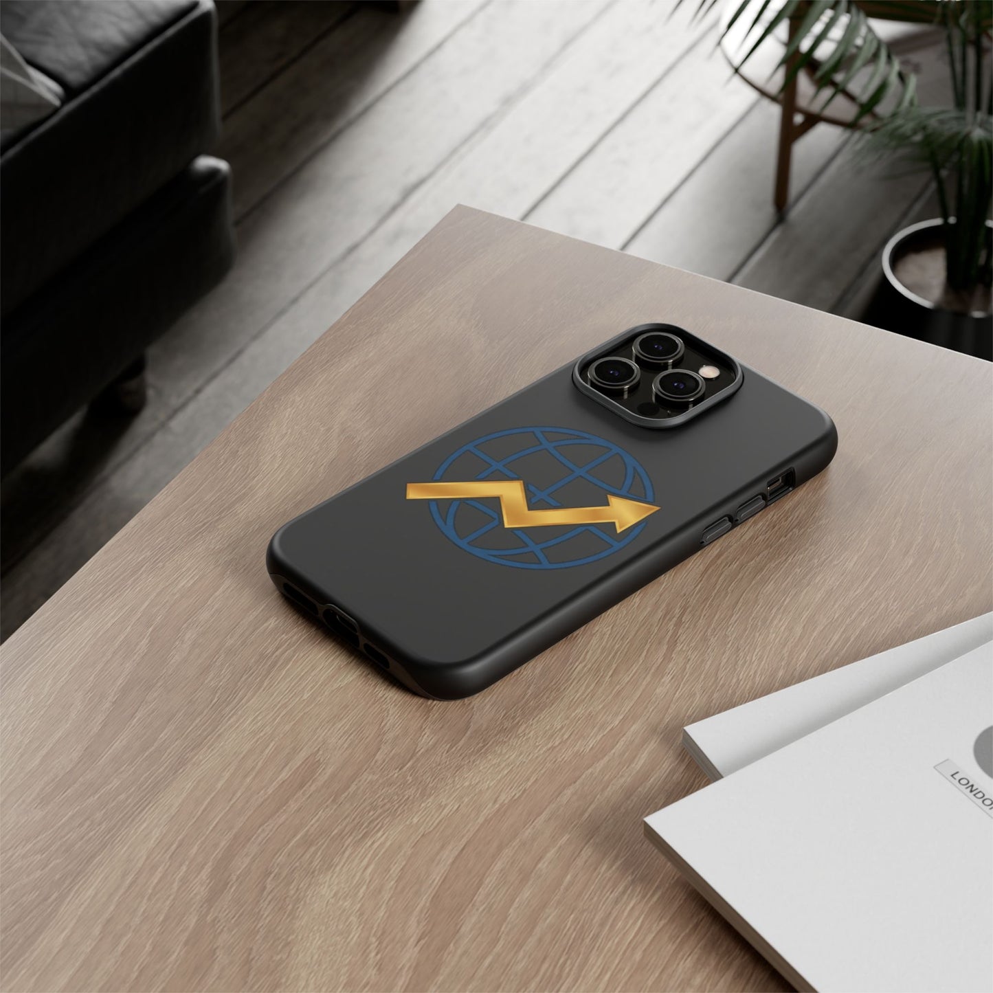 Phone Case — Global Growth Arrow Graphic (Investing & Business Motivational)