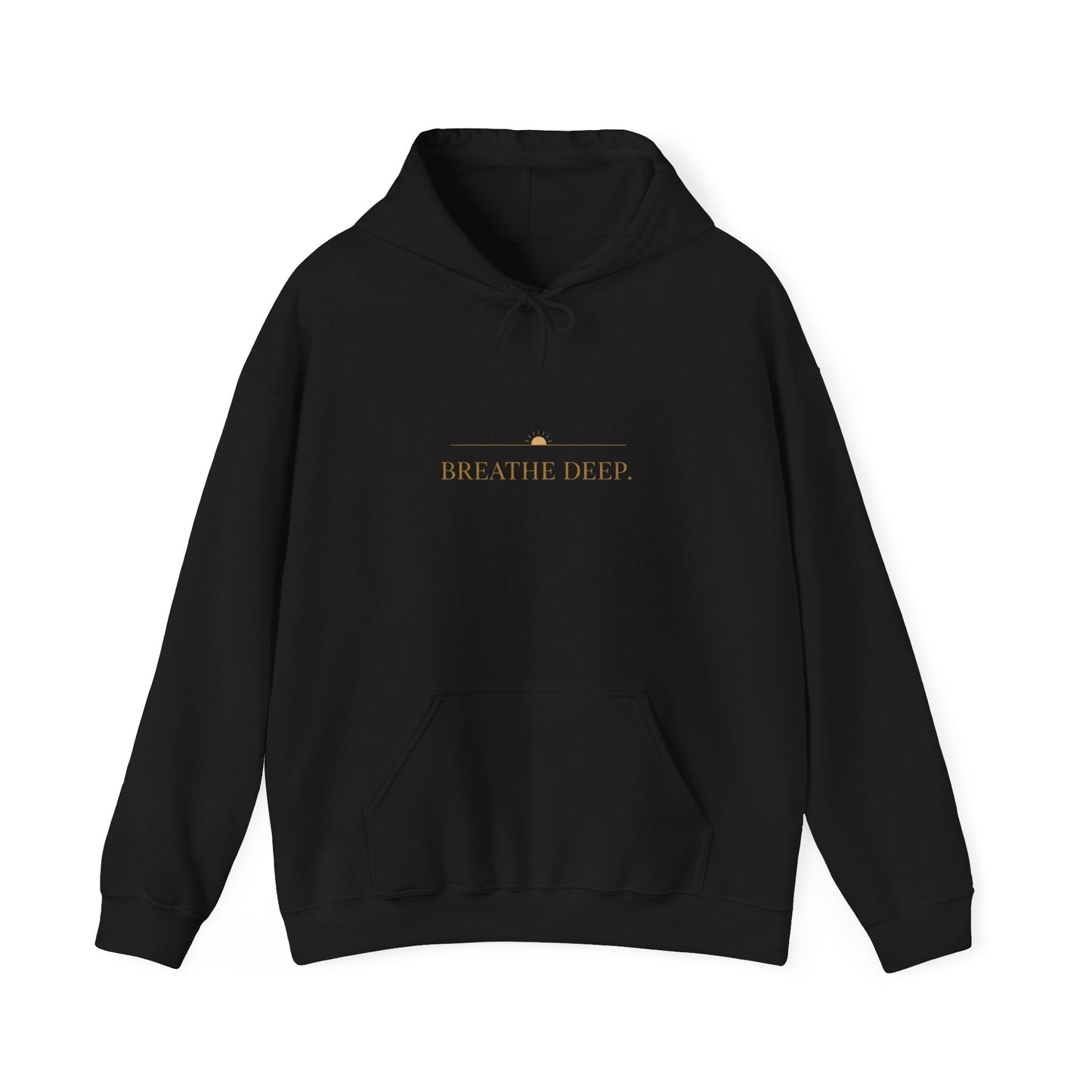 Oceanfront “Breathe Deep” Hoodie | Oversized Luxury Comfortwear | Coastal Minimalist Streetwear Printify