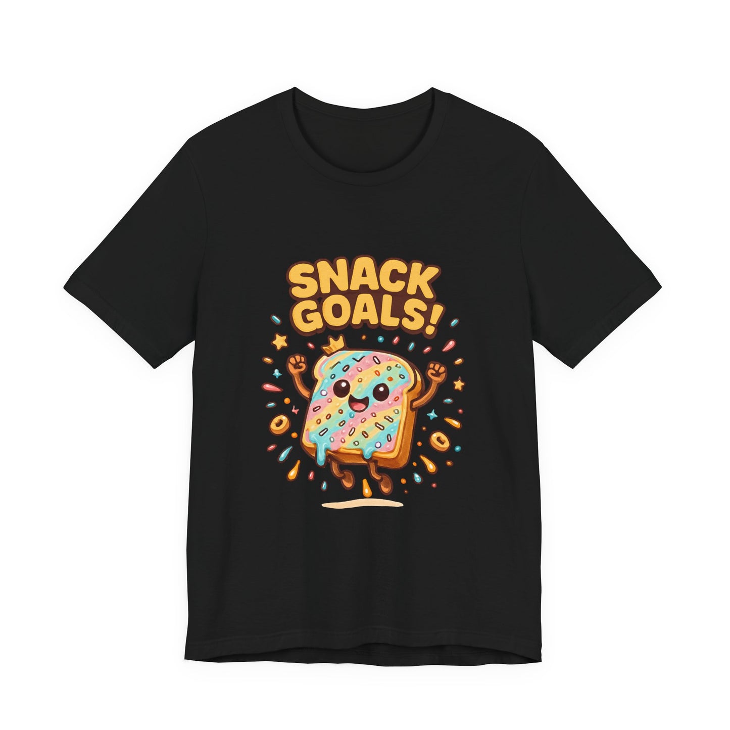 Snack Attack Unisex Tee, Food Lover Gift, Snacking Shirt, Funny Graphic Tee, - Oceanfront Products