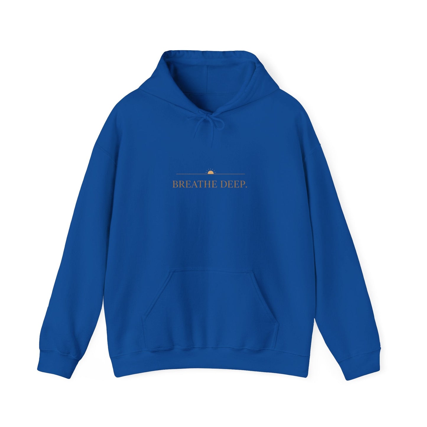 Oceanfront “Breathe Deep” Hoodie | Oversized Luxury Comfortwear | Coastal Minimalist Streetwear Printify