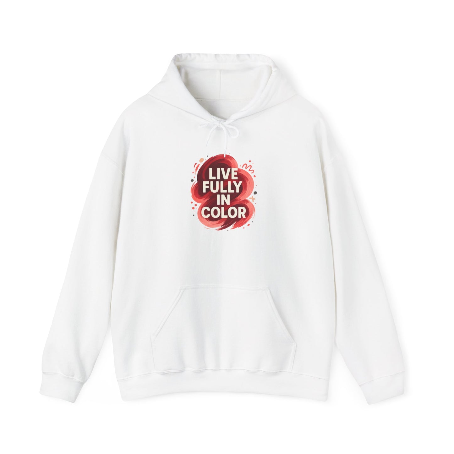Hooded Sweatshirt Bold Color Palettes Cherry Coded - Oceanfront Products