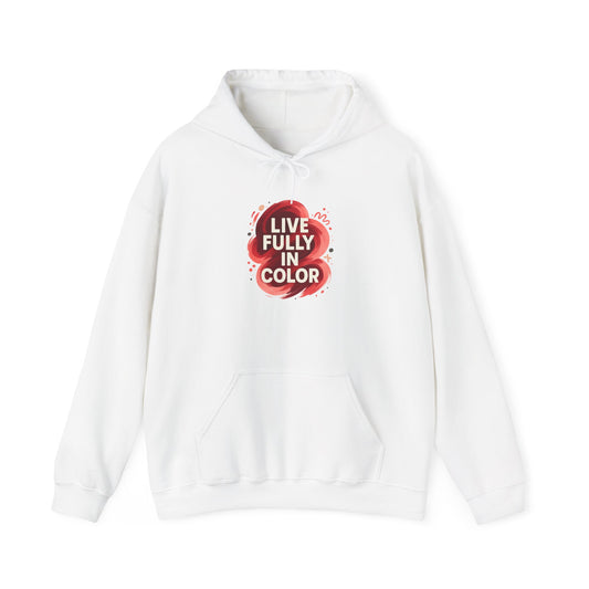 Hooded Sweatshirt Bold Color Palettes Cherry Coded - Oceanfront Products