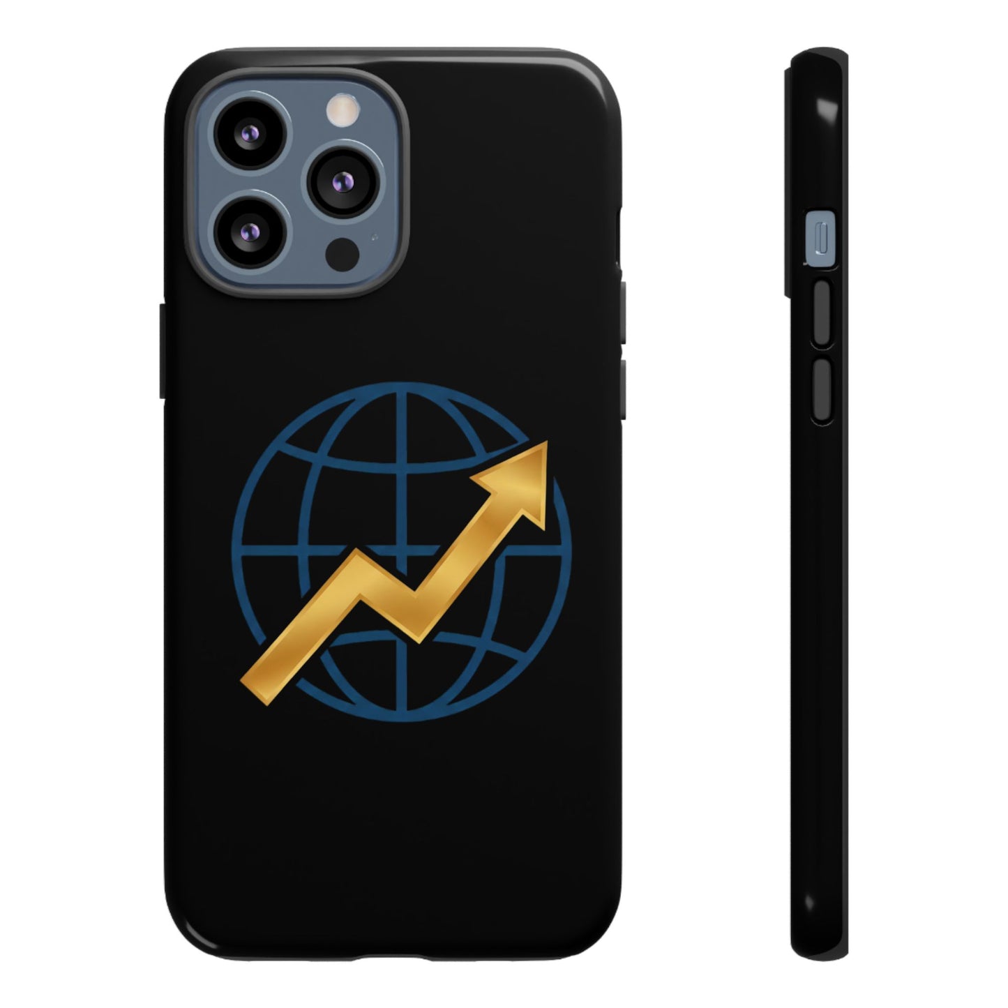 Phone Case — Global Growth Arrow Graphic (Investing & Business Motivational)