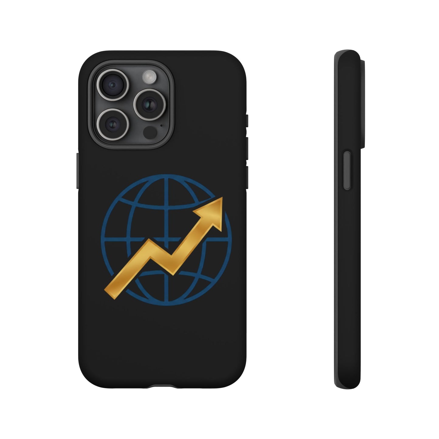 Phone Case — Global Growth Arrow Graphic (Investing & Business Motivational)