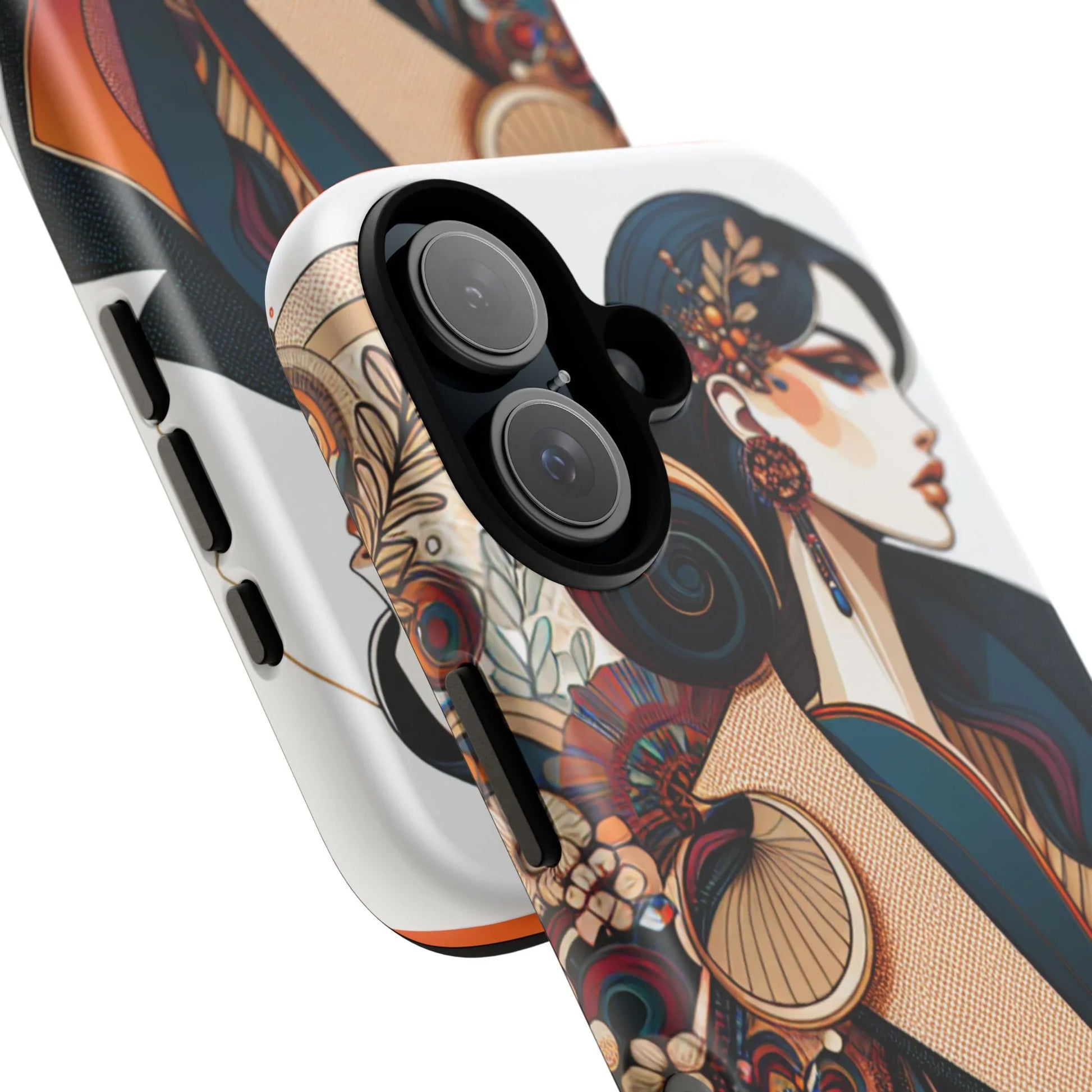 Phone Cases - Beautiful Woman Bright Colors - Oceanfront Products