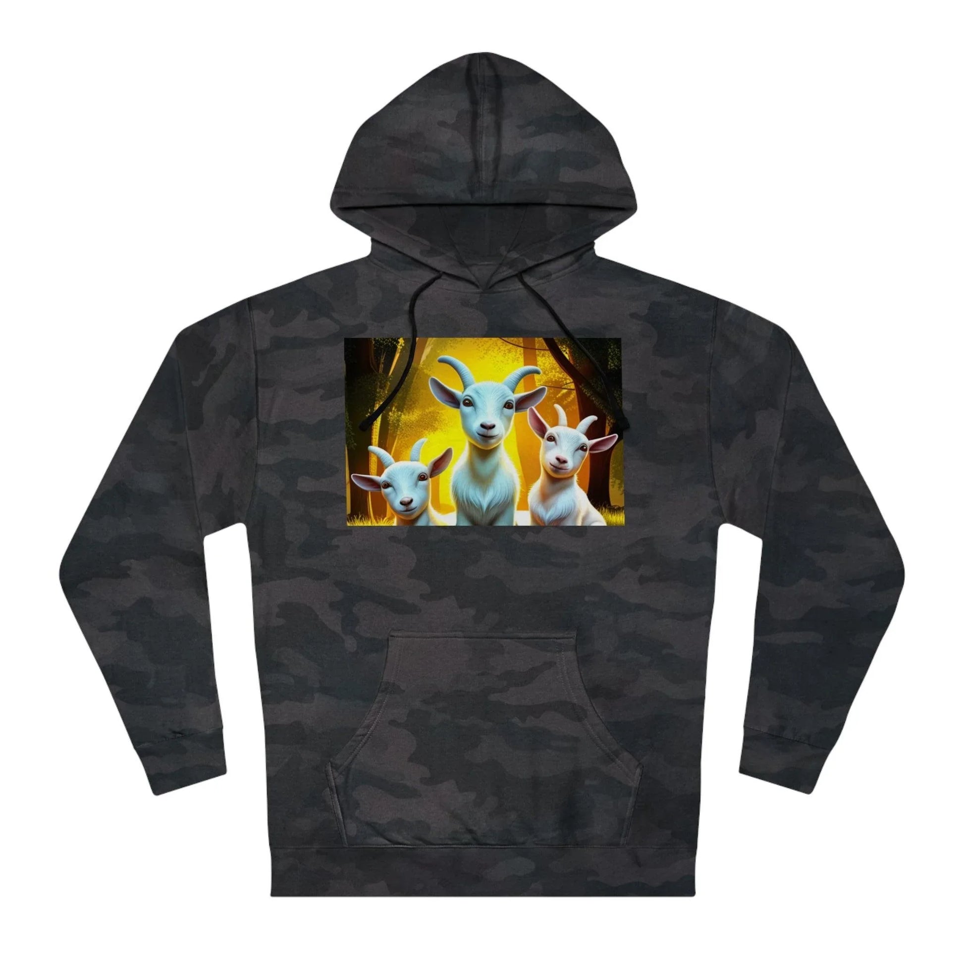 3D Vibrant Baby Goat Sweatshirt/Hoodie - A Unique Blend of Comfort and Whimsy - Oceanfront Products