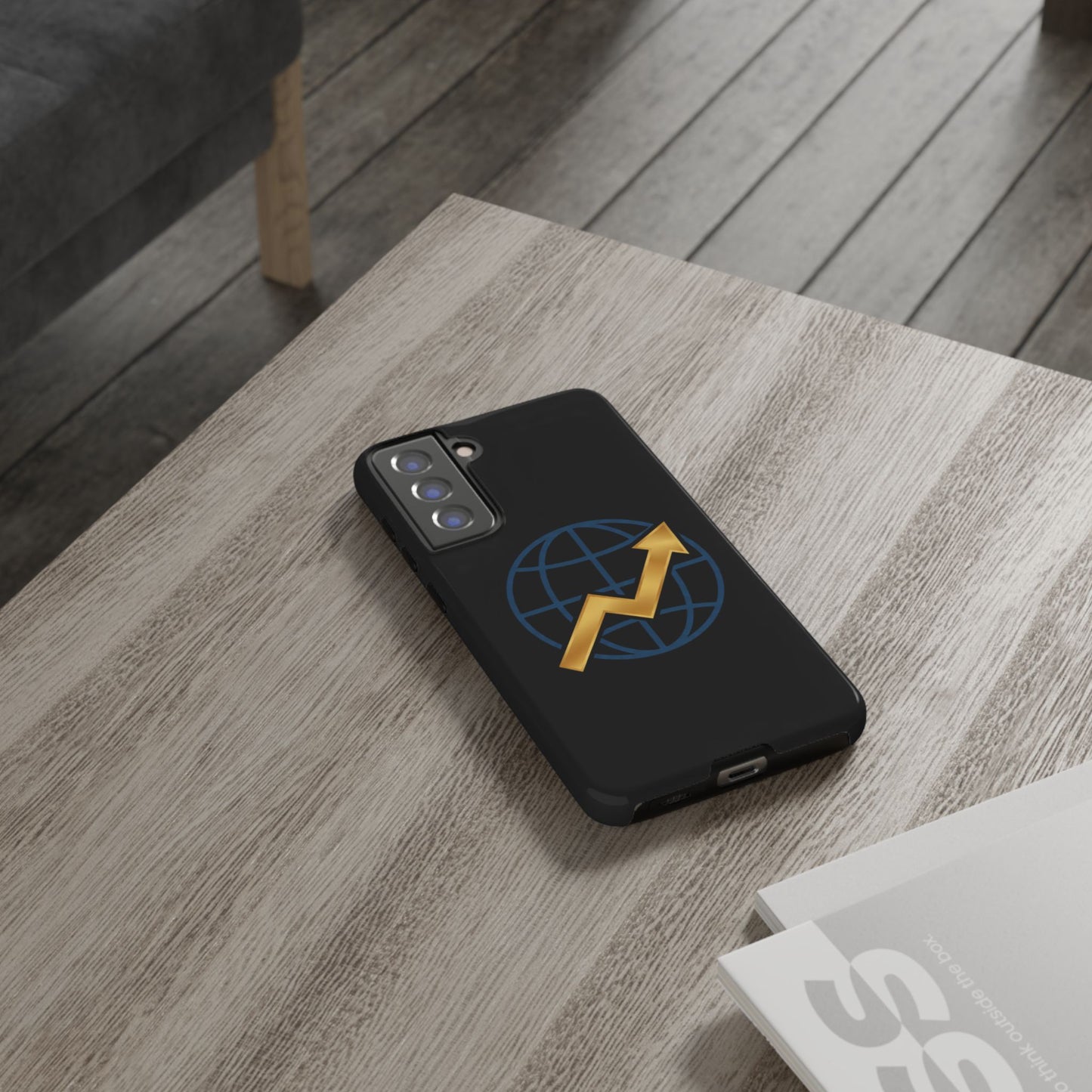 Phone Case — Global Growth Arrow Graphic (Investing & Business Motivational)