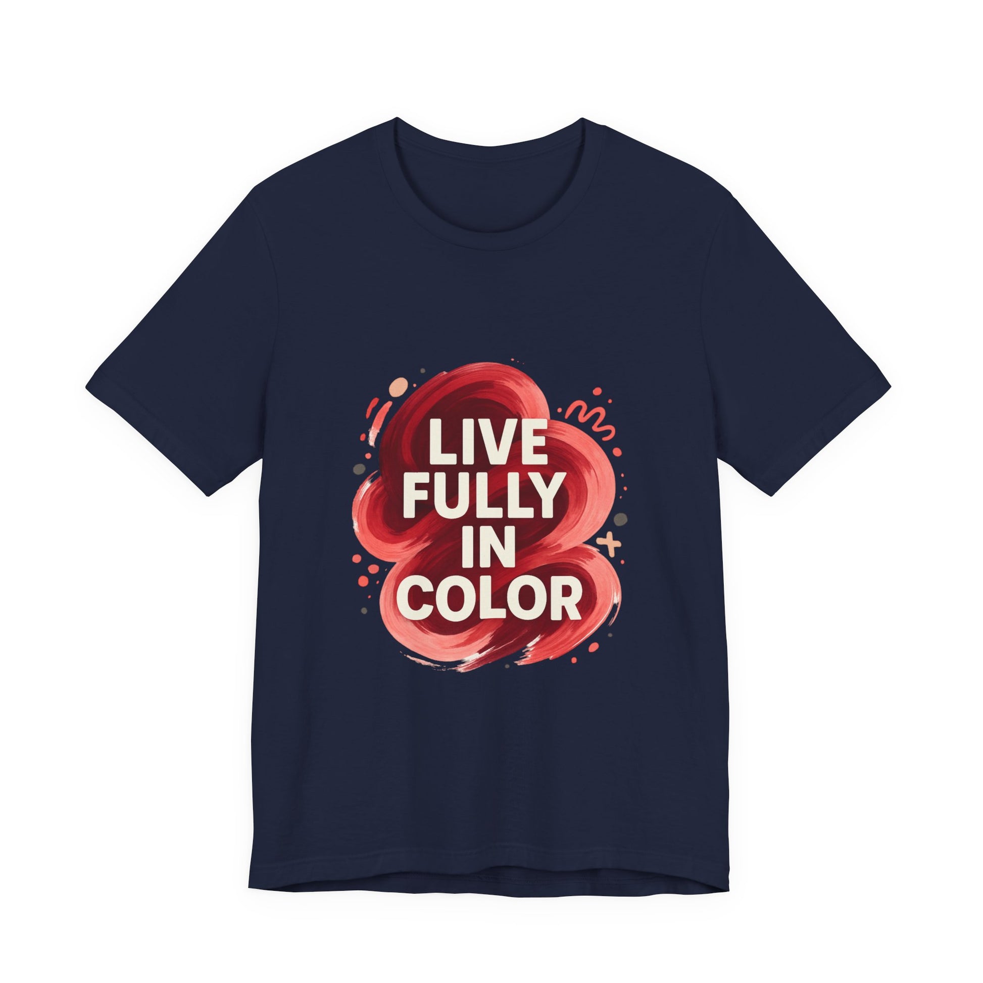 Short Sleeve Tee Bold Color Palette Cherry Coded - Oceanfront Products