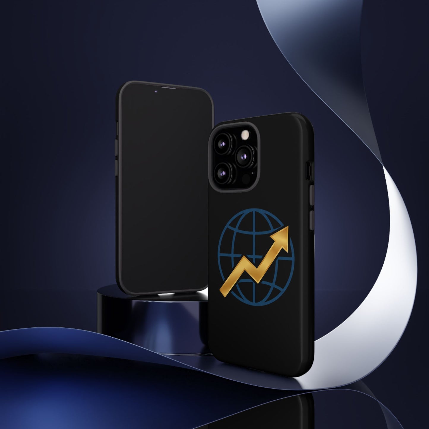 Phone Case — Global Growth Arrow Graphic (Investing & Business Motivational)