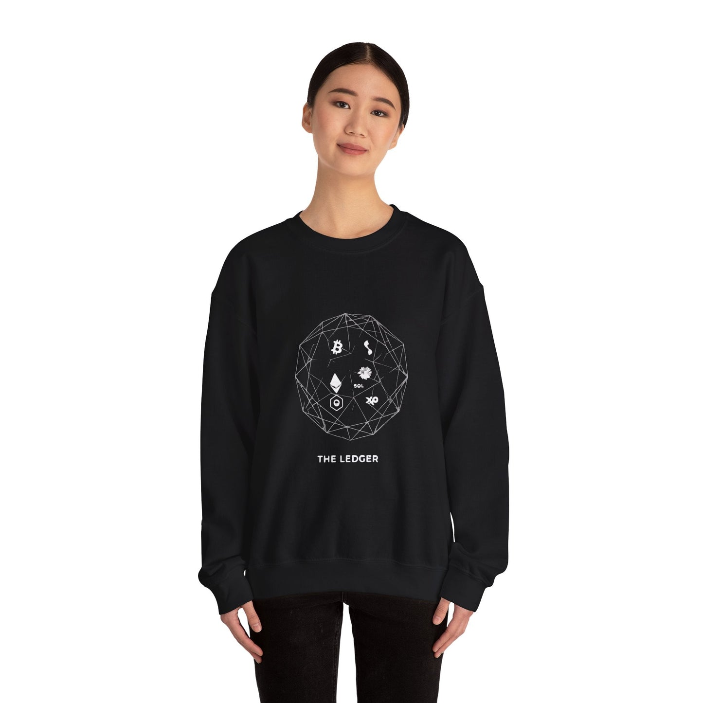 🌐 THE LEDGER.— Crypto Network Minimalist Print Printify
