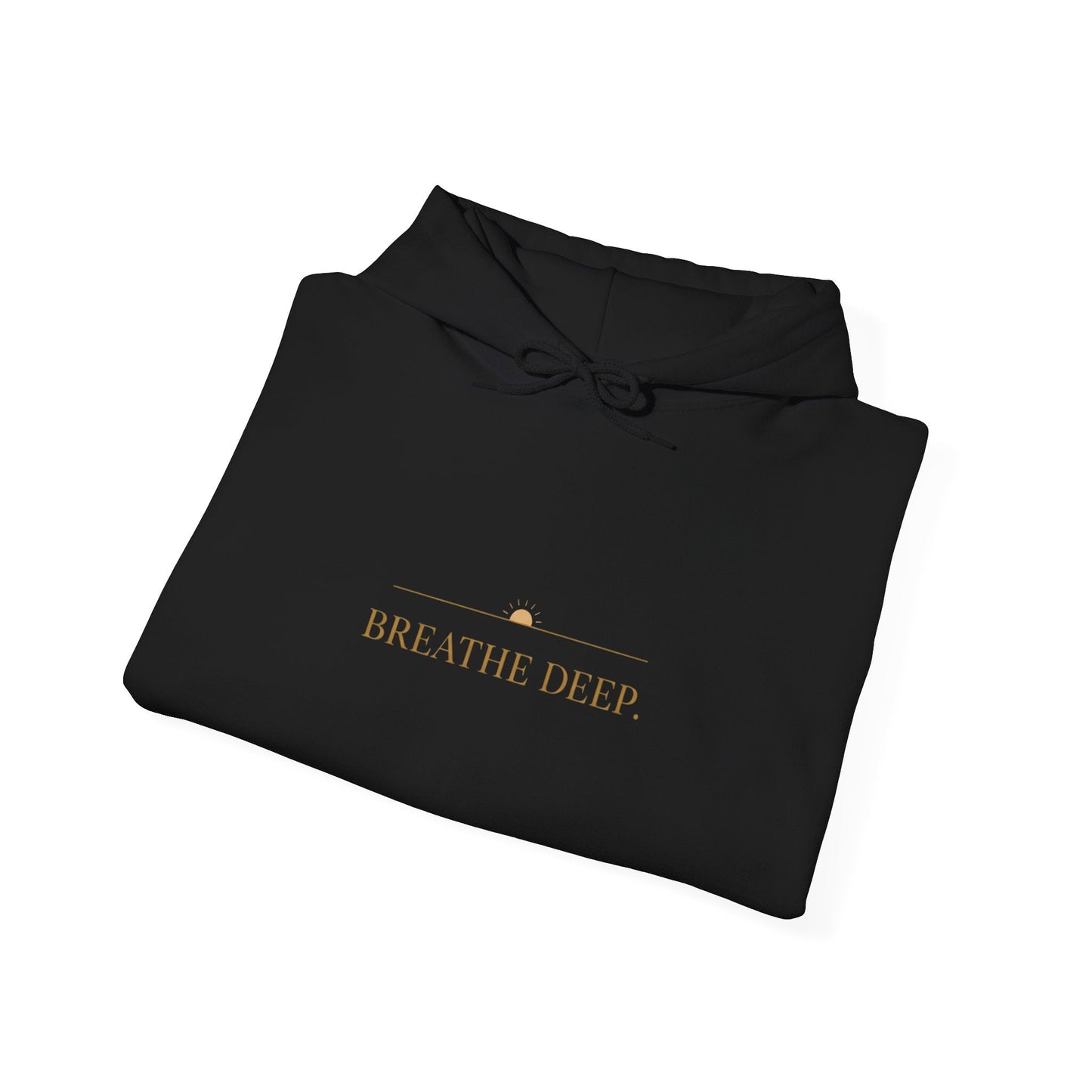 Oceanfront “Breathe Deep” Hoodie | Oversized Luxury Comfortwear | Coastal Minimalist Streetwear Printify