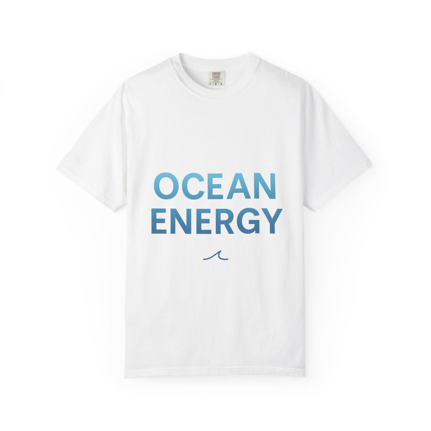 Oceanfront “Ocean Energy” Oversized Tee | Coastal Luxe Unisex Comfort Shirt Printify