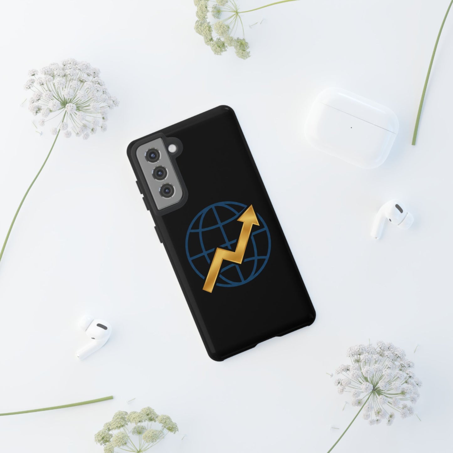 Phone Case — Global Growth Arrow Graphic (Investing & Business Motivational)