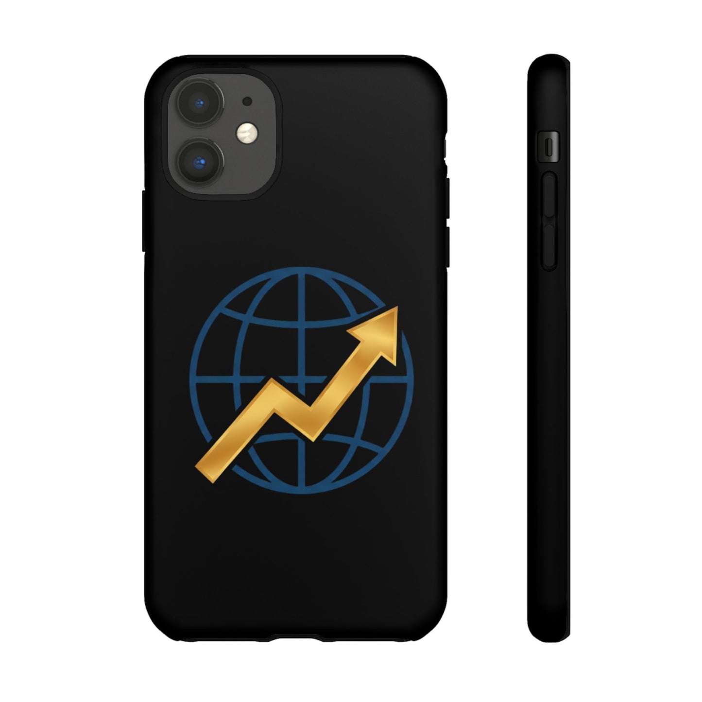 Phone Case — Global Growth Arrow Graphic (Investing & Business Motivational)
