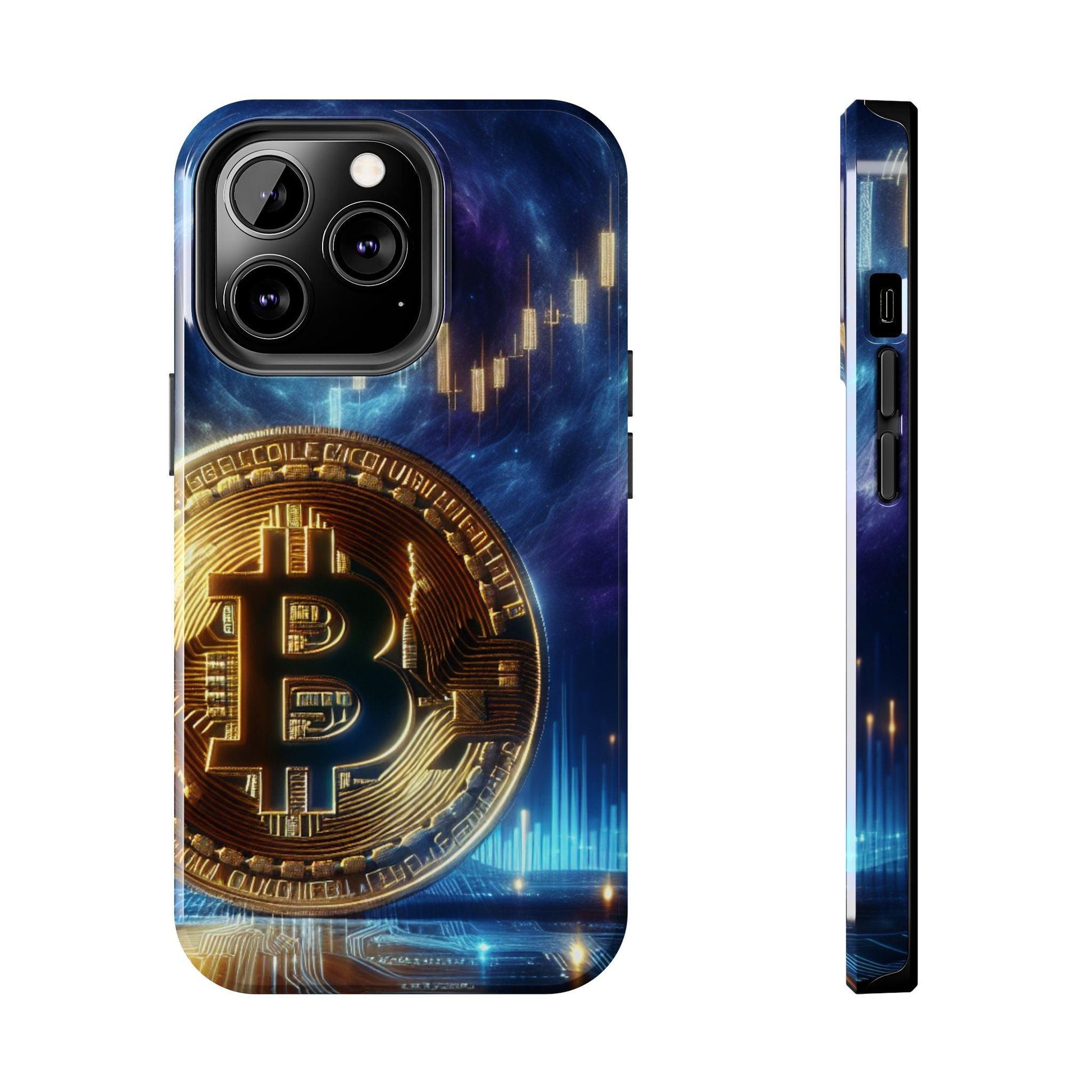Bitcoin Chart Tough Phone Case - Oceanfront Products
