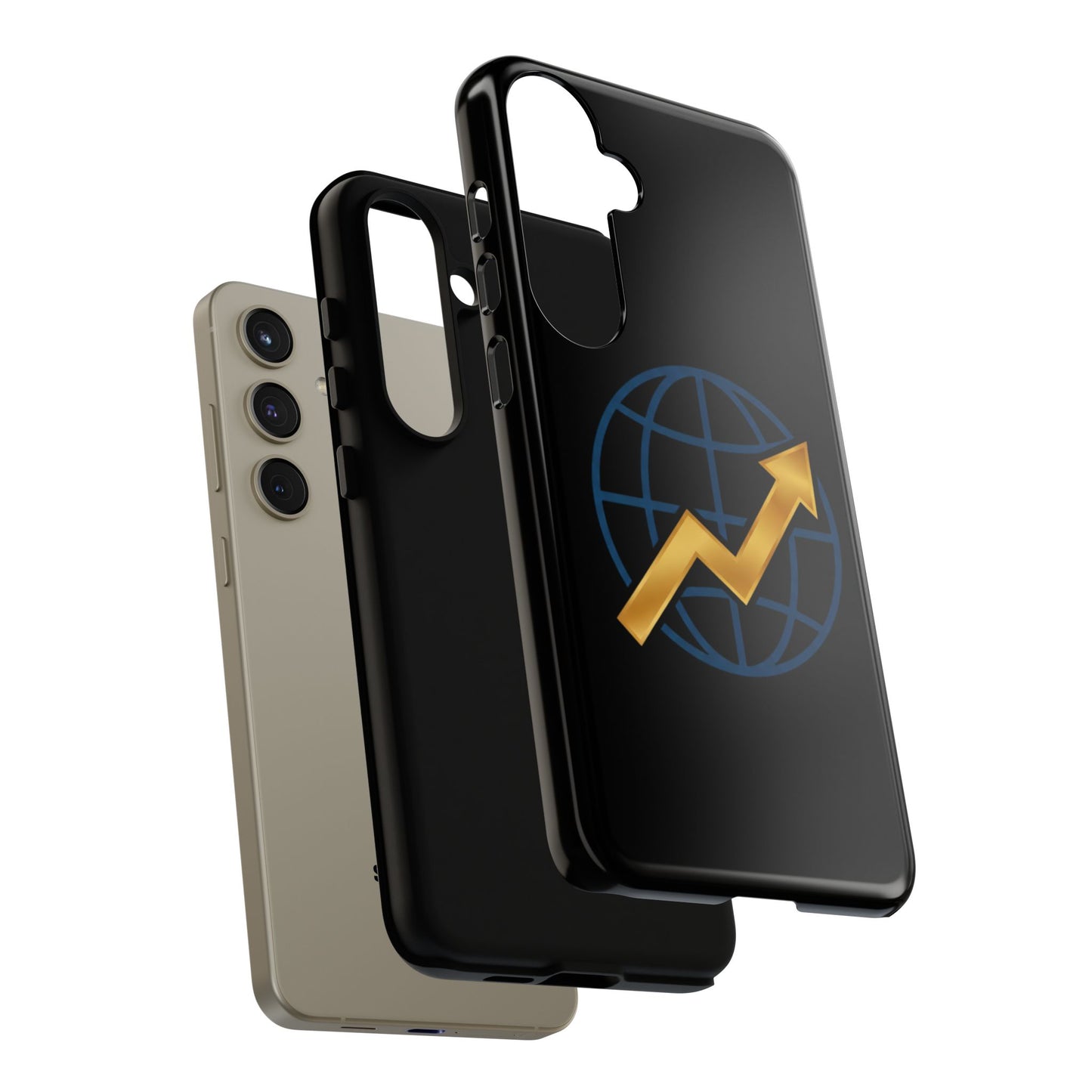 Phone Case — Global Growth Arrow Graphic (Investing & Business Motivational)