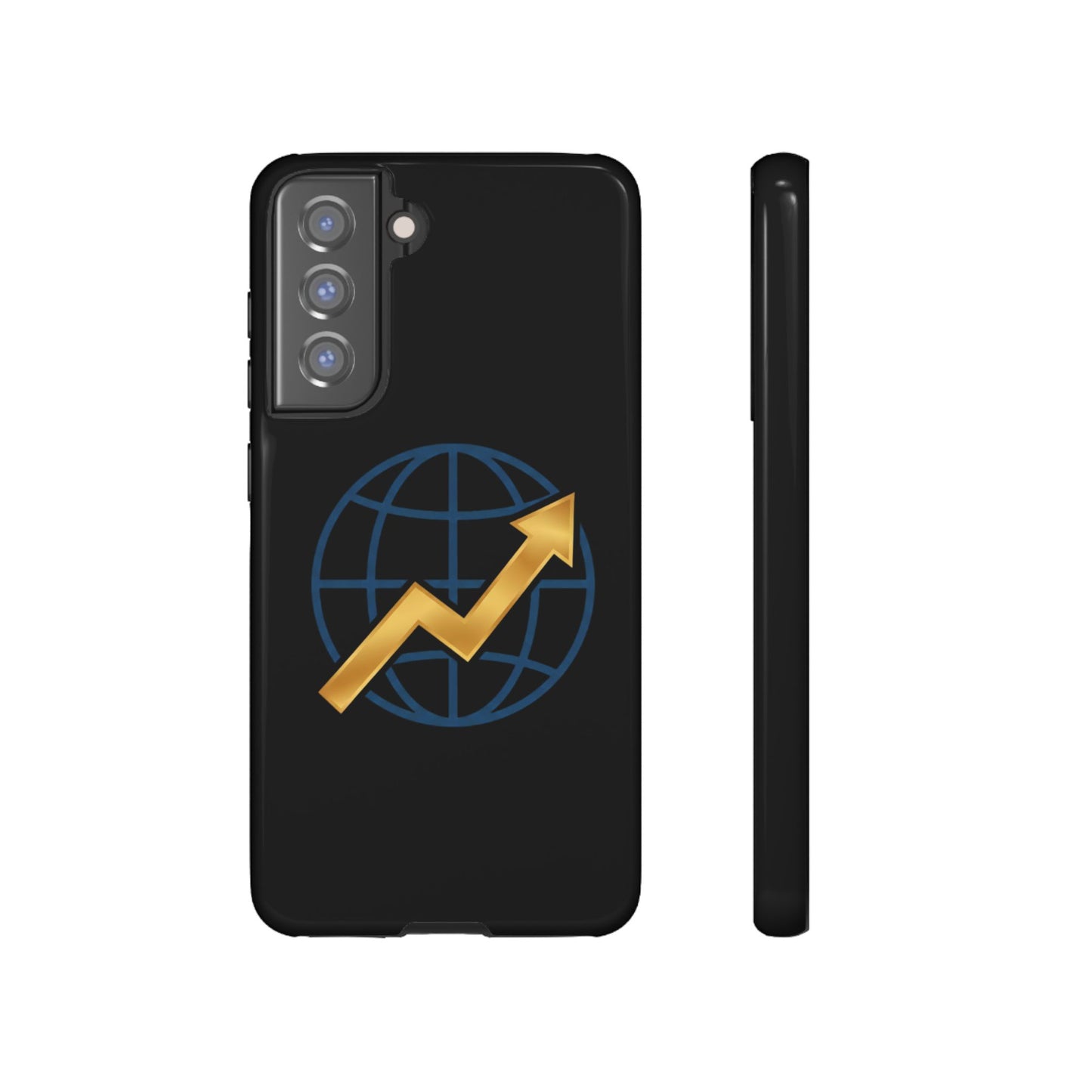 Phone Case — Global Growth Arrow Graphic (Investing & Business Motivational)
