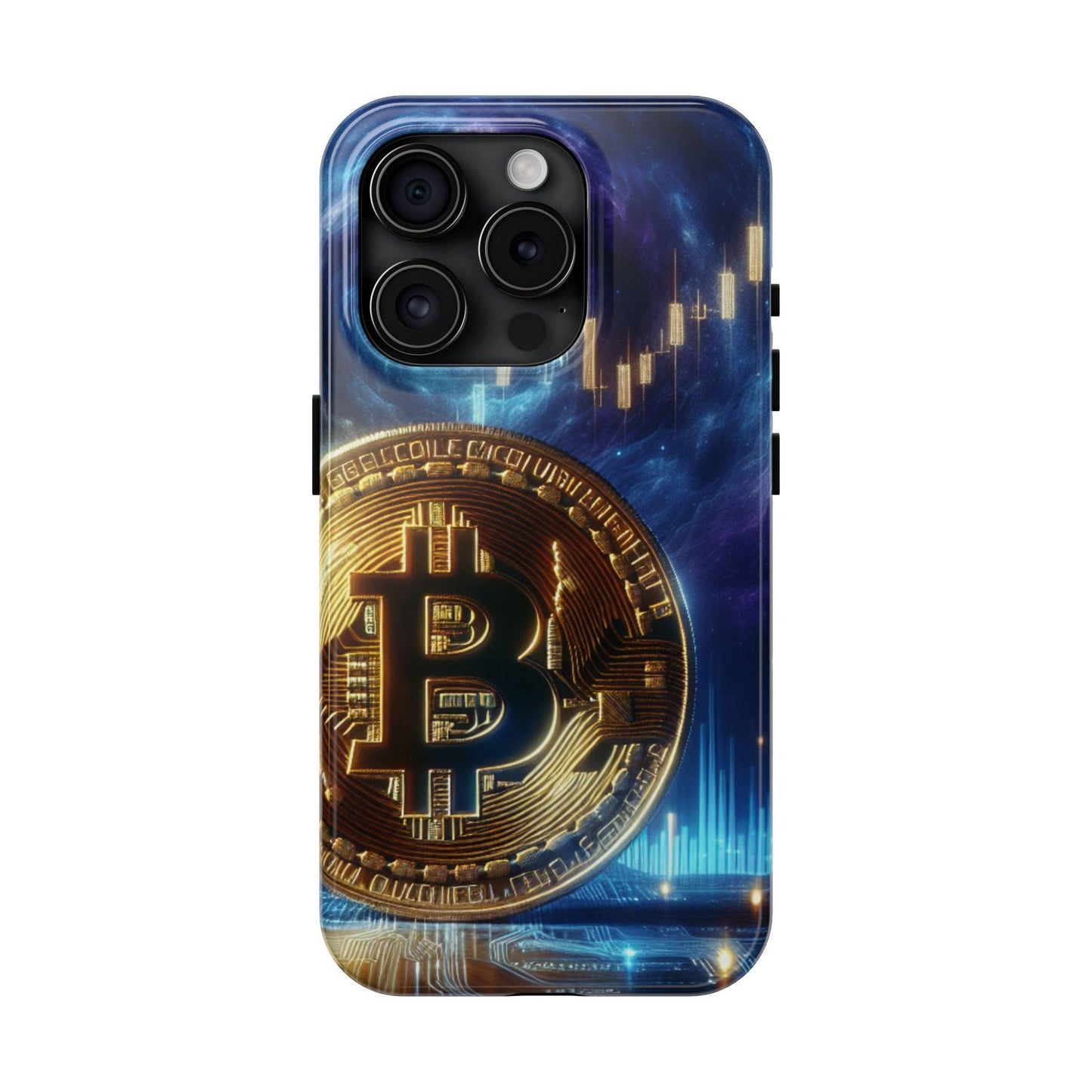 Bitcoin Chart Tough Phone Case - Oceanfront Products