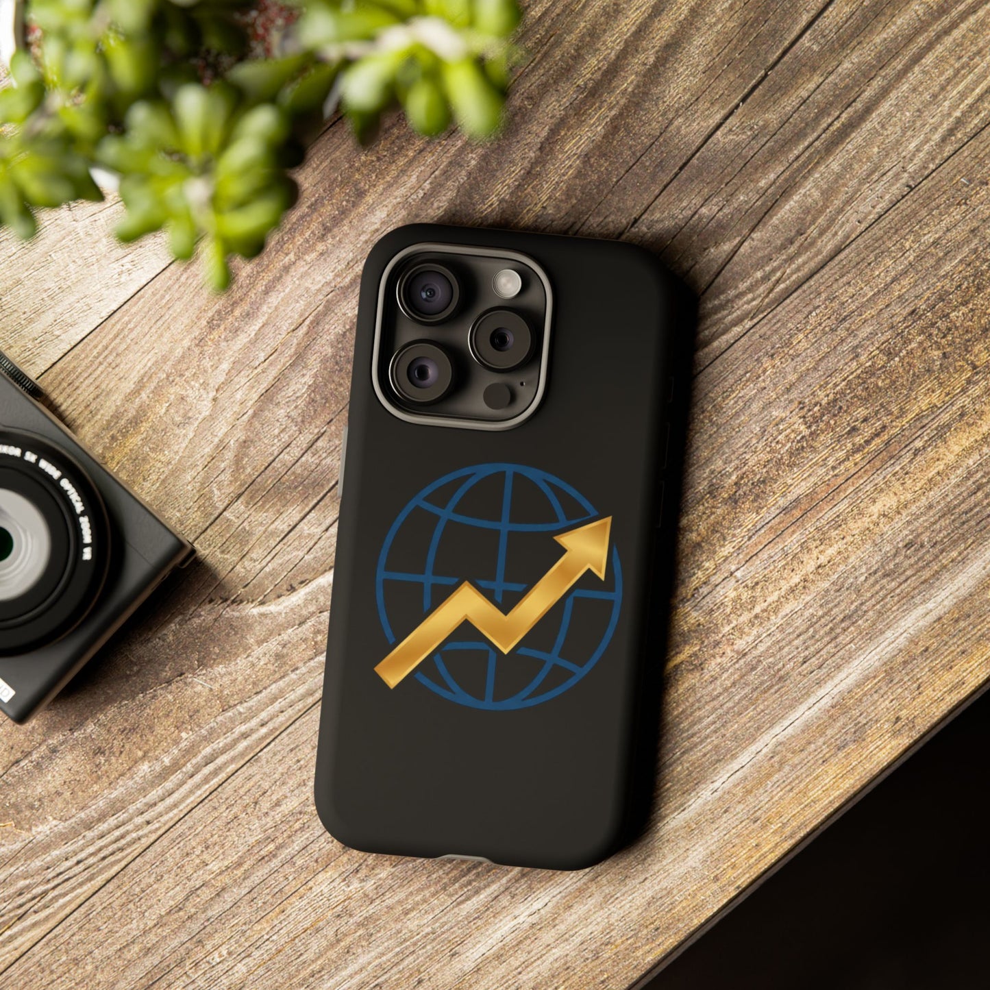 Phone Case — Global Growth Arrow Graphic (Investing & Business Motivational)