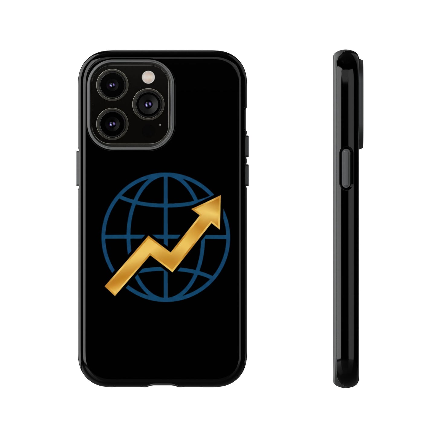 Phone Case — Global Growth Arrow Graphic (Investing & Business Motivational)