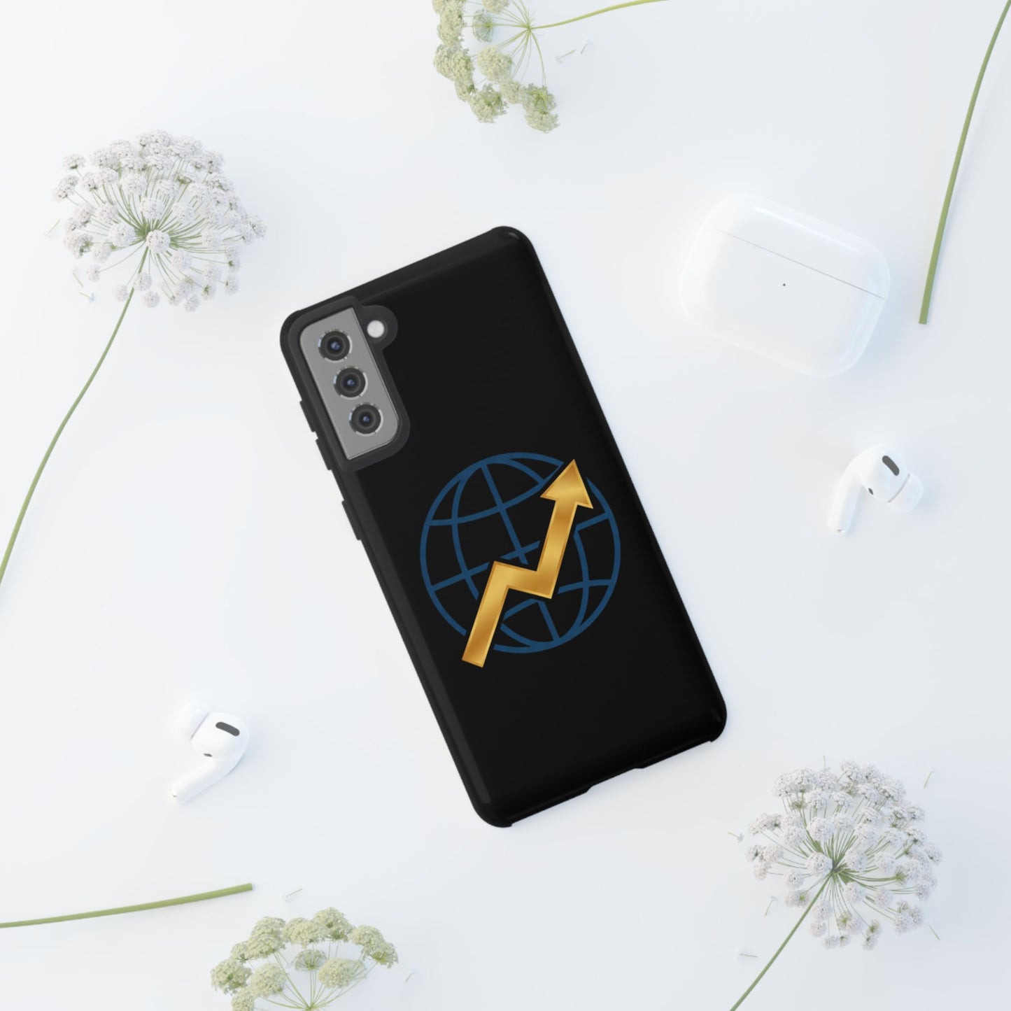 Phone Case — Global Growth Arrow Graphic (Investing & Business Motivational)
