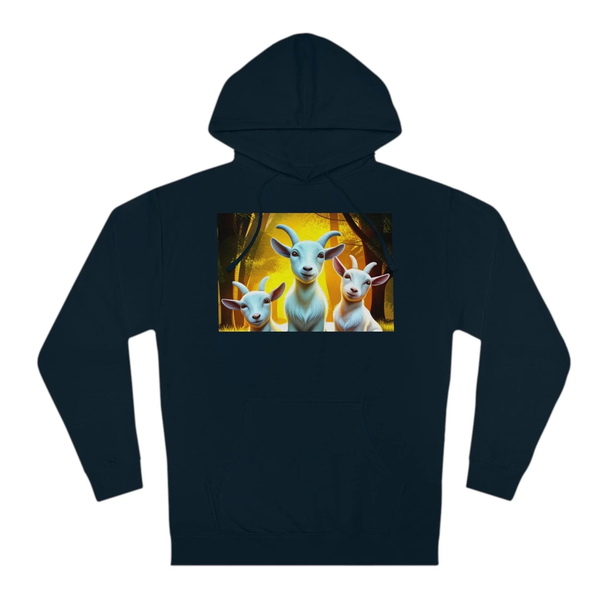 3D Vibrant Baby Goat Sweatshirt/Hoodie - A Unique Blend of Comfort and Whimsy - Oceanfront Products