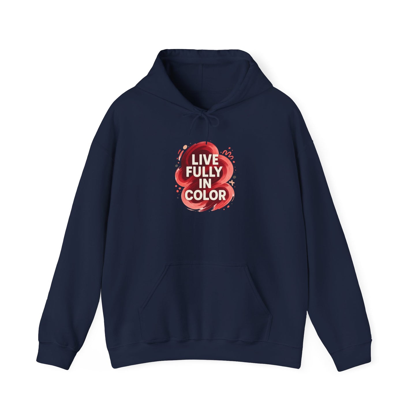 Hooded Sweatshirt Bold Color Palettes Cherry Coded - Oceanfront Products