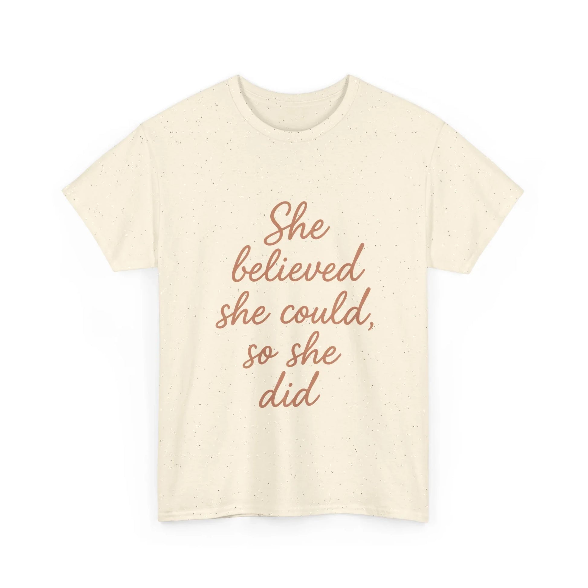 She Believed She Could, So She Did – Motivational Women’s Tee - Oceanfront Products