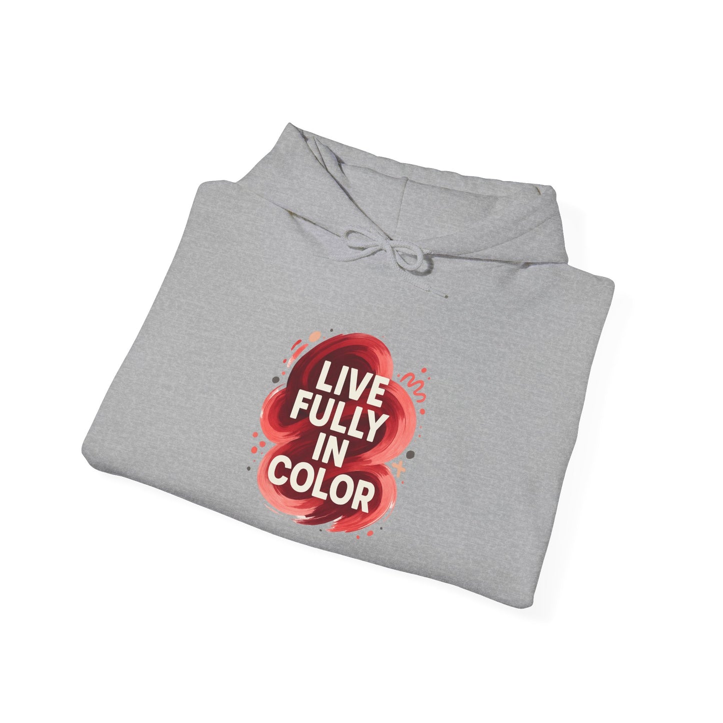 Hooded Sweatshirt Bold Color Palettes Cherry Coded - Oceanfront Products