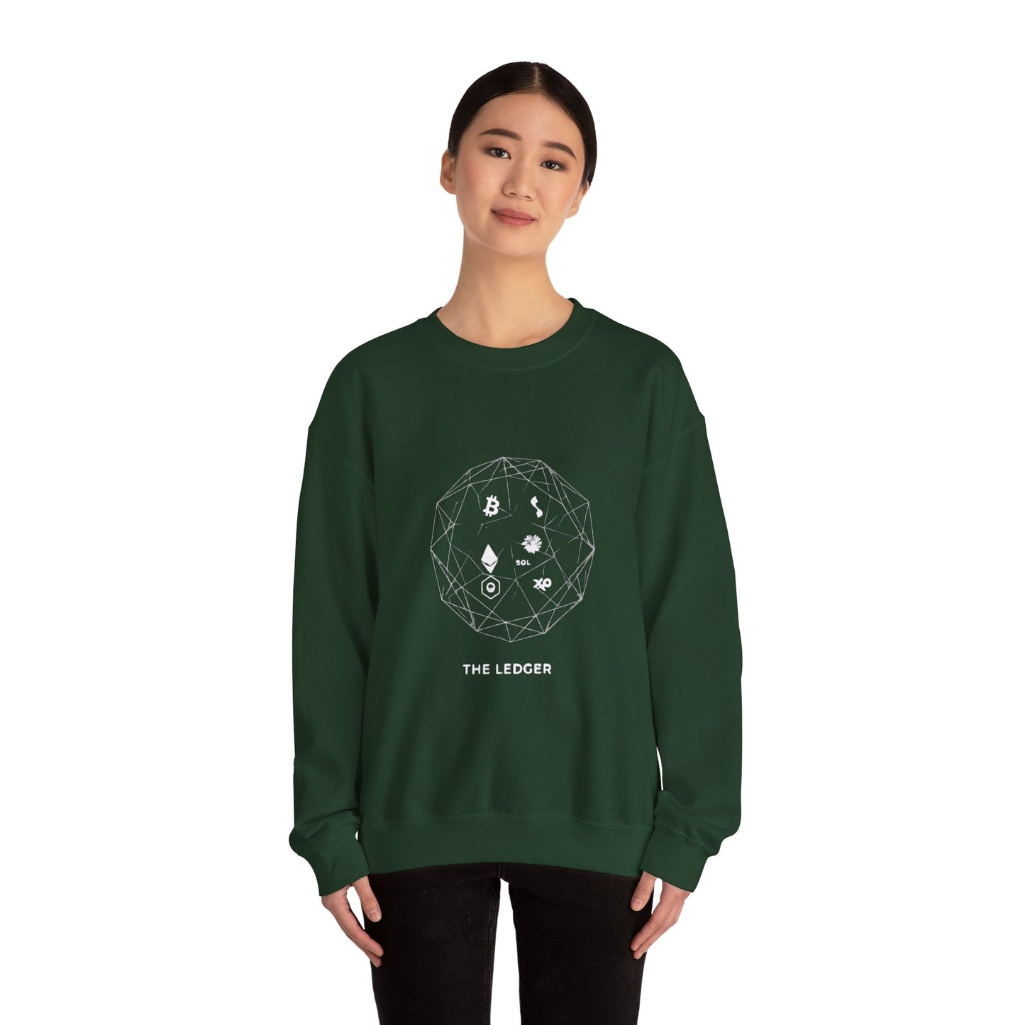 🌐 THE LEDGER.— Crypto Network Minimalist Print Printify