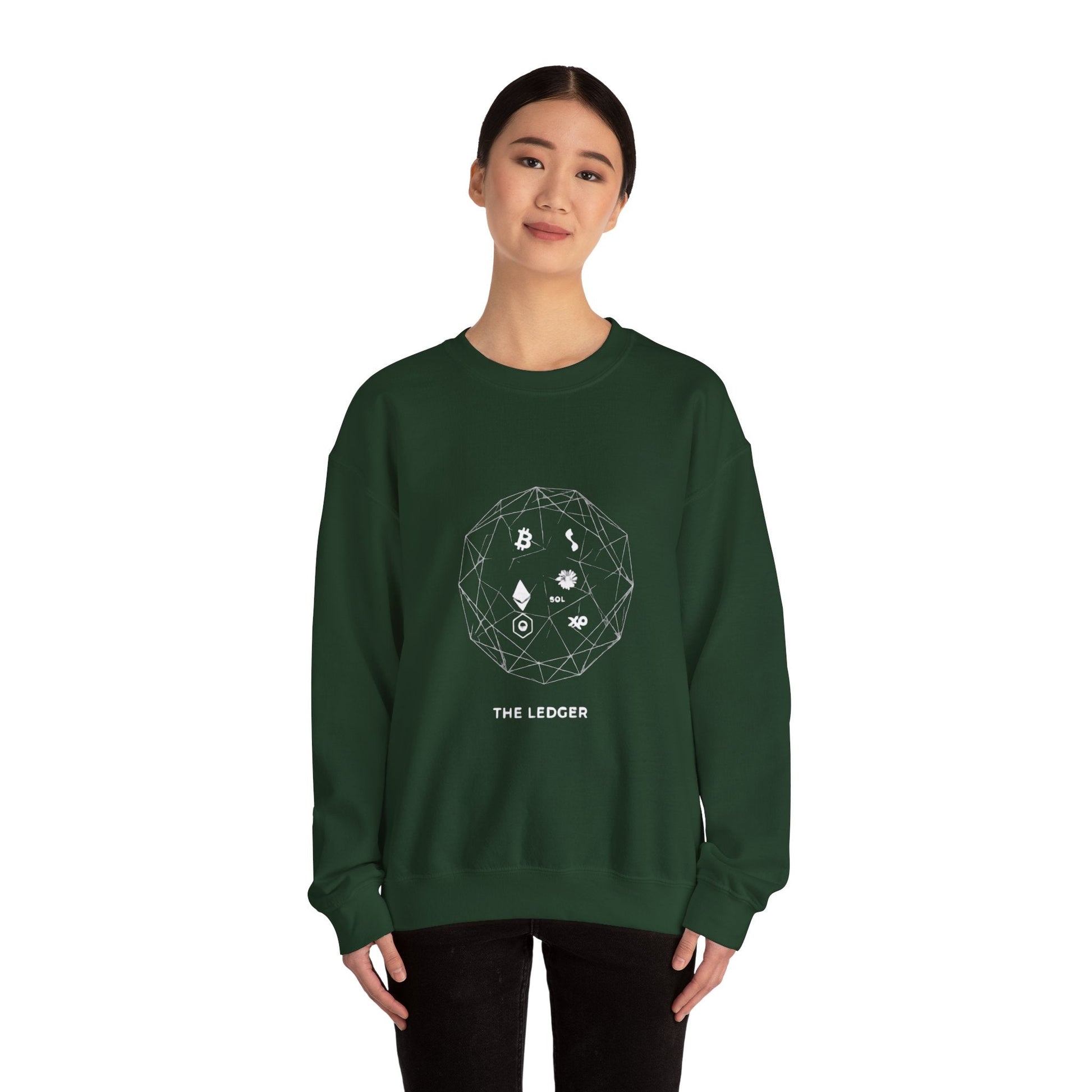 🌐 THE LEDGER.— Crypto Network Minimalist Print Printify