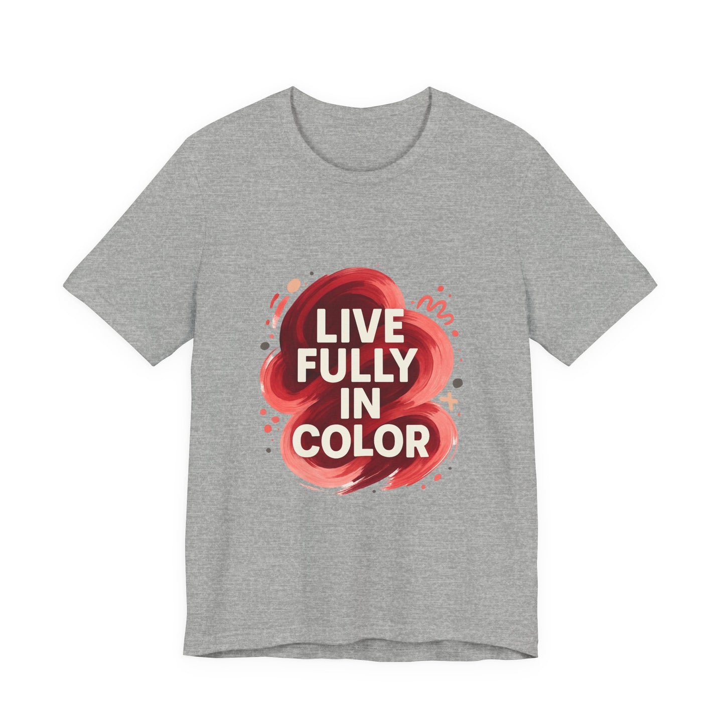 Short Sleeve Tee Bold Color Palette Cherry Coded - Oceanfront Products