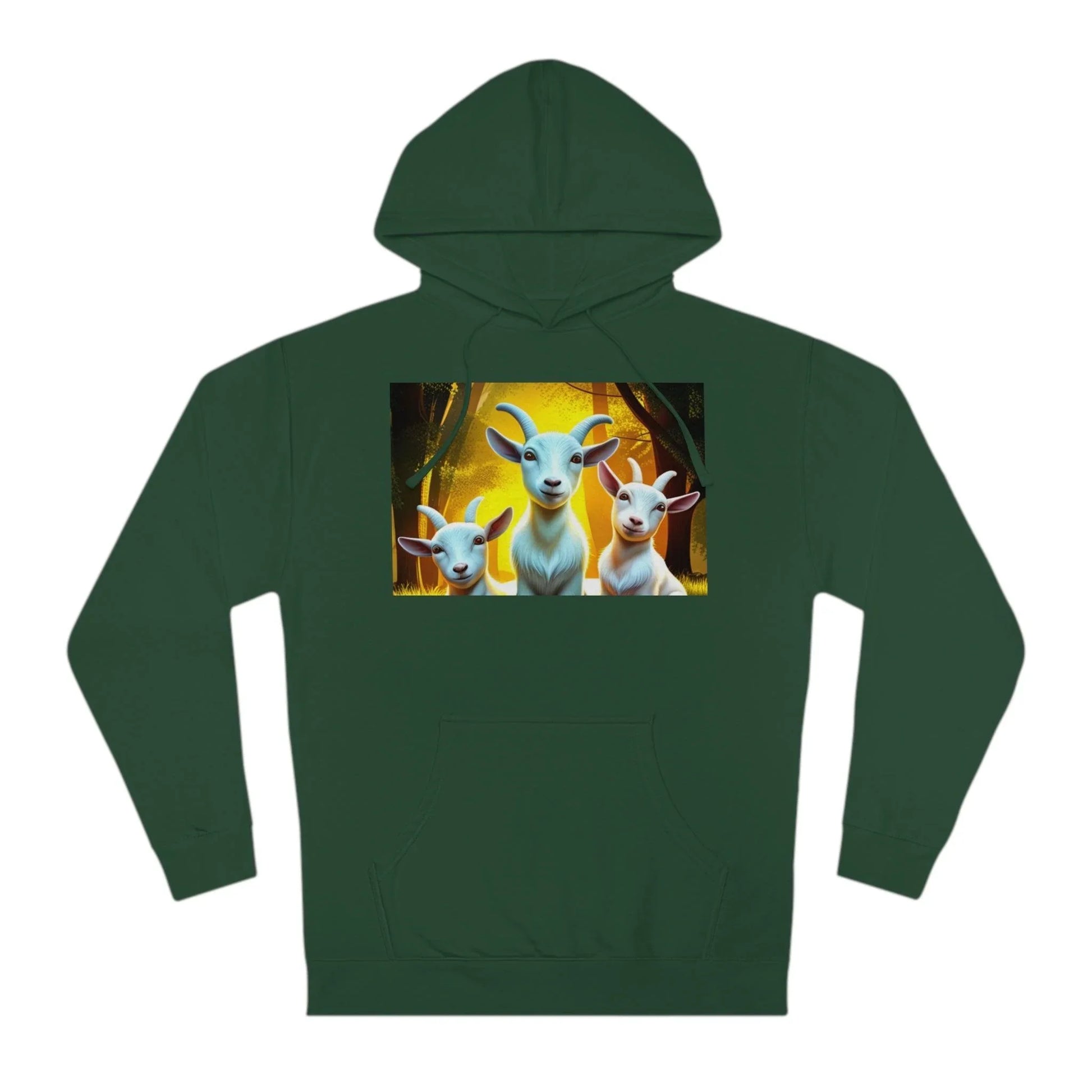3D Vibrant Baby Goat Sweatshirt/Hoodie - A Unique Blend of Comfort and Whimsy - Oceanfront Products