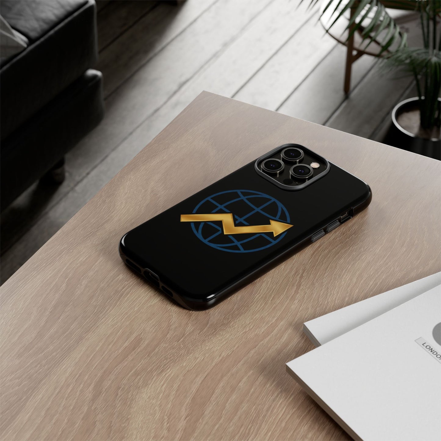 Phone Case — Global Growth Arrow Graphic (Investing & Business Motivational)