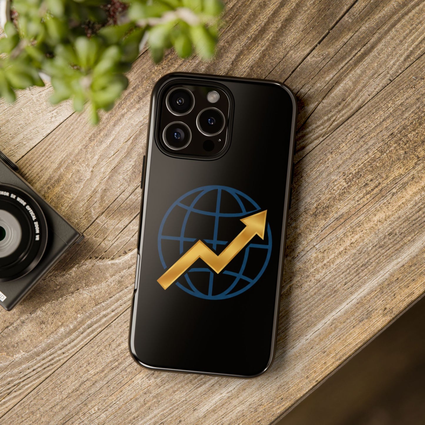 Phone Case — Global Growth Arrow Graphic (Investing & Business Motivational)