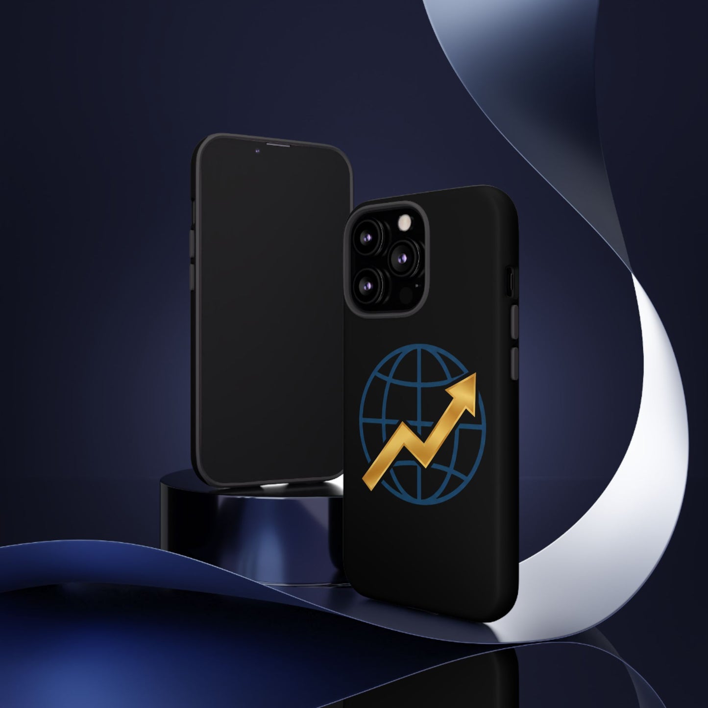 Phone Case — Global Growth Arrow Graphic (Investing & Business Motivational)