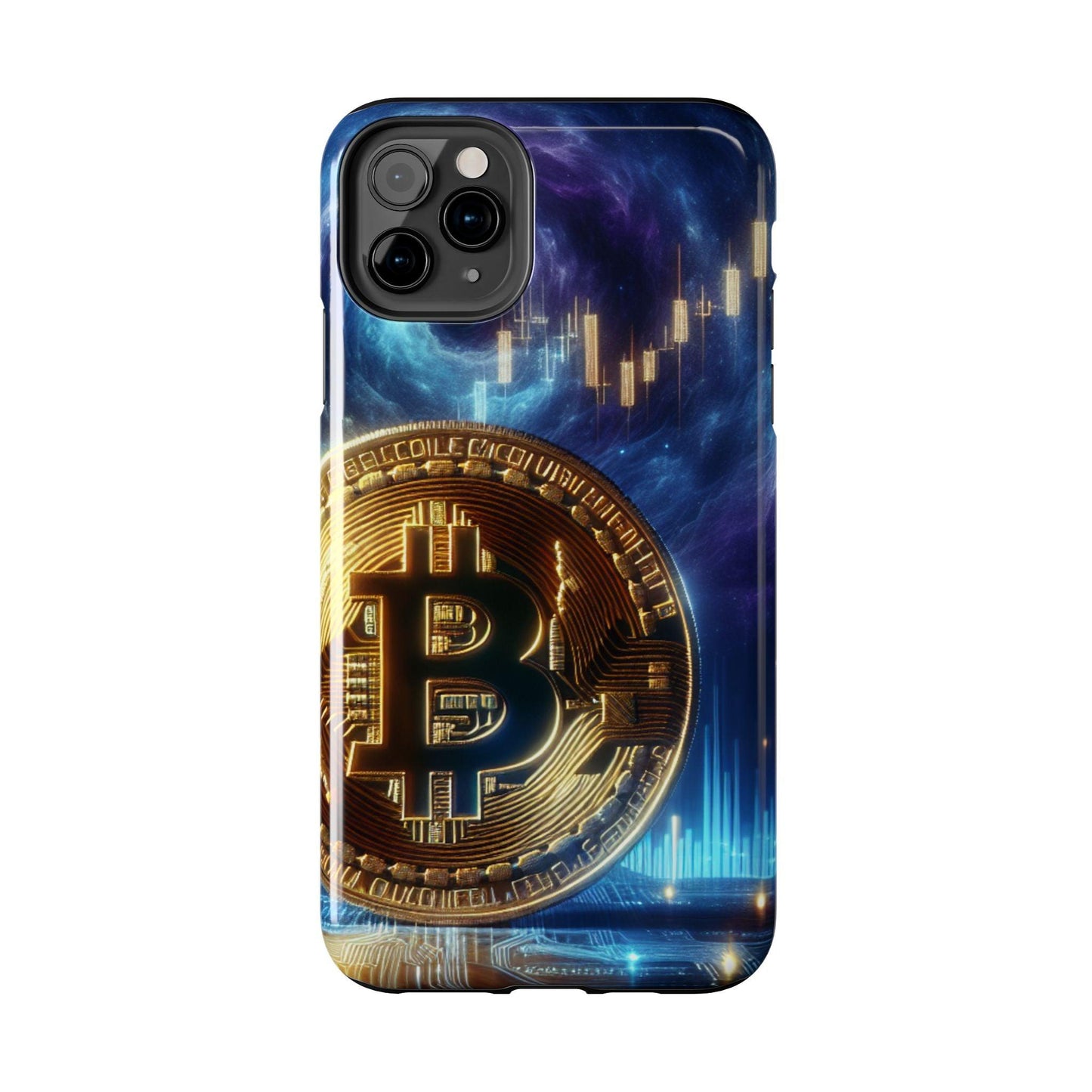 Bitcoin Chart Tough Phone Case - Oceanfront Products