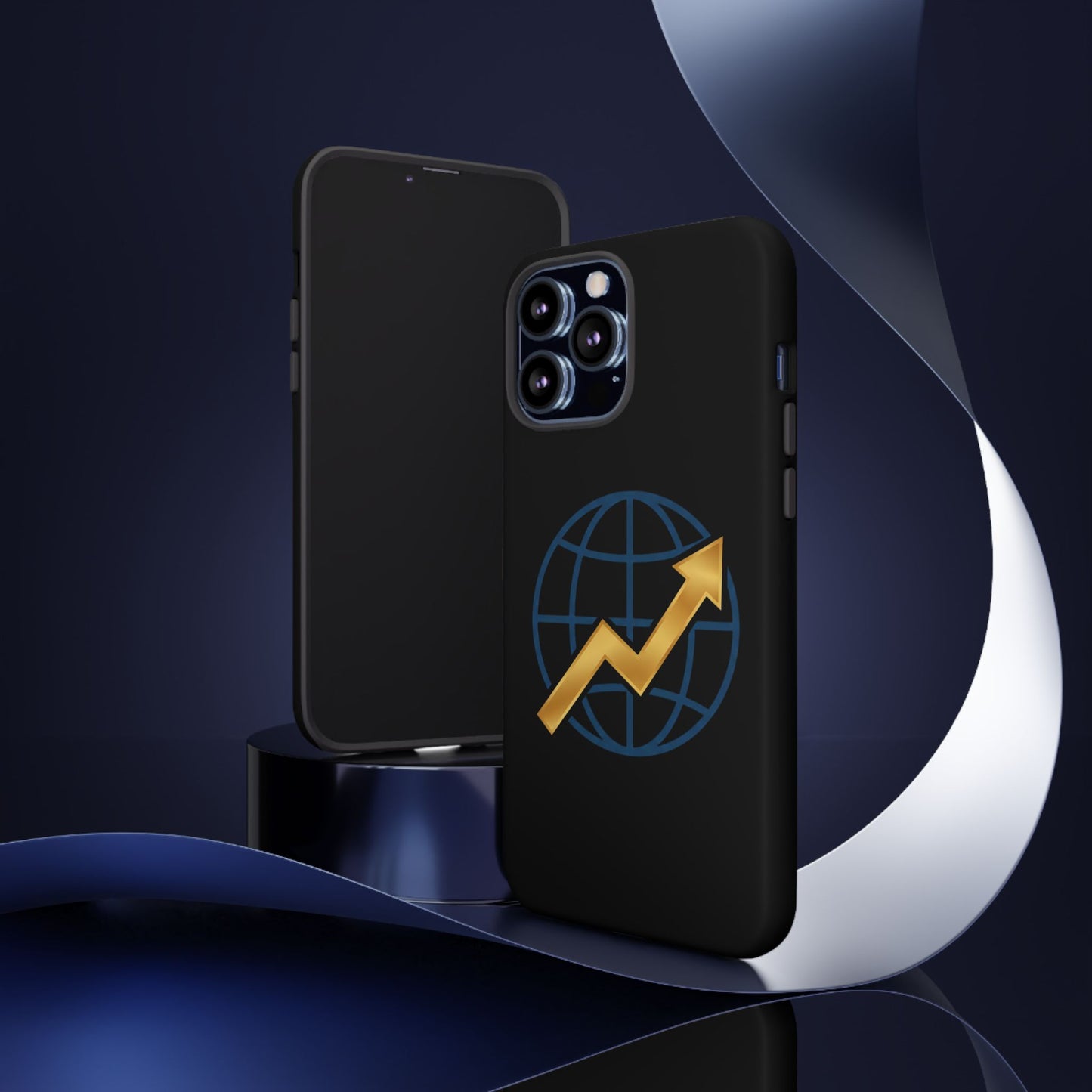 Phone Case — Global Growth Arrow Graphic (Investing & Business Motivational)