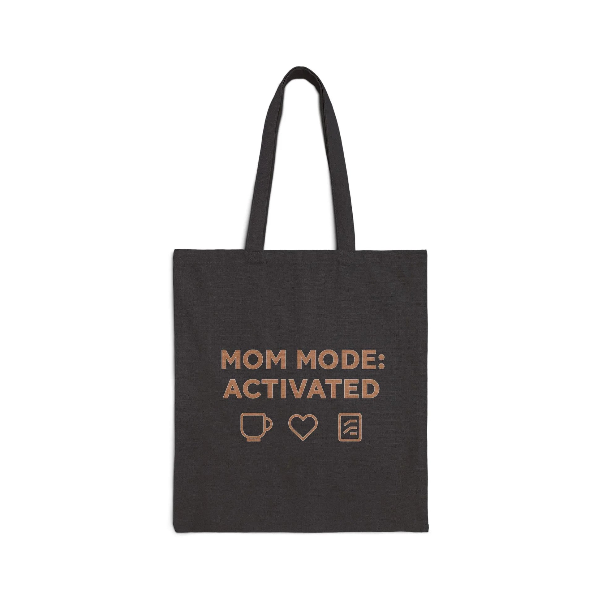 Mom Mode Activated Cotton Canvas Tote Bag – Stylish & Practical for Busy Moms - Oceanfront Products